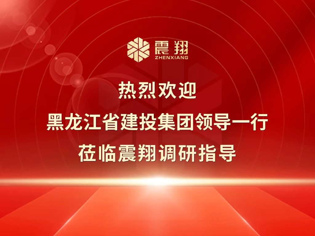 熱烈歡迎黑龍江省建投集團領導一行蒞臨震翔調(diào)研指導。